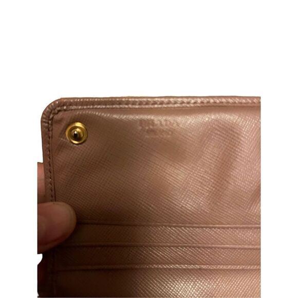 Prada Leather Wallet - Pink - Picture 3 of 9